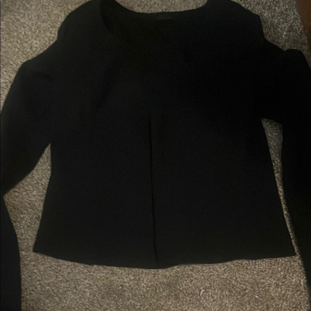 Elegant Black Long Sleeve Top